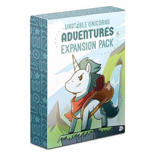 Unstable Unicorns Adventures Expansion Pack – 54 New Cards for Your Base Game or NSFW Edition