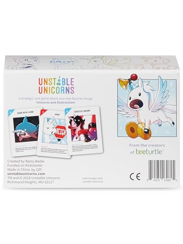 Unstable Unicorns Card Game – Strategy Party Game for 2-8 Players, Ages 8+ | Fun Family Game Night