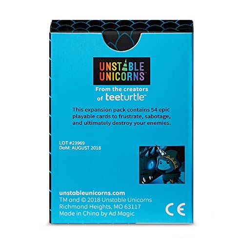 Unstable Unicorns Dragons Expansion – 54 Dragon Cards for Ages 14+