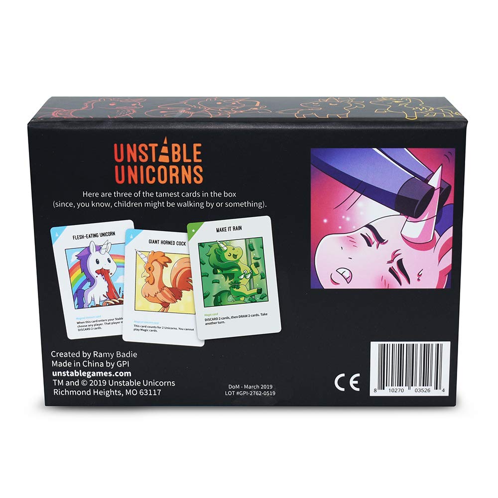 Unstable Unicorns NSFW Card Game – Adult Strategic Party Game (Ages 21+)