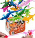 UpBrands Rubber Lizards Toys 24-Pack - Bulk Set for Party Favors, Goodie Bags, Pinata Fillers