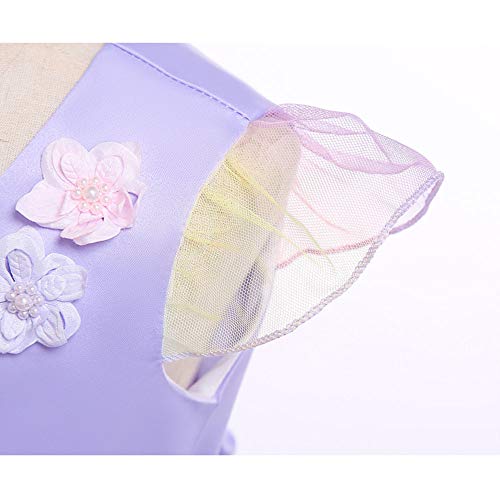URAQT Unicorn Costume Set for Girls – Princess Dress with Necklace & Headband