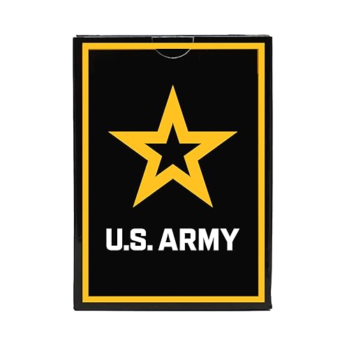 US Army Playing Cards – Rank Faces, Veteran Owned, Poker Night Gift