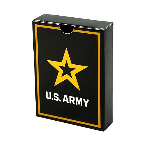 US Army Playing Cards – Rank Faces, Veteran Owned, Poker Night Gift