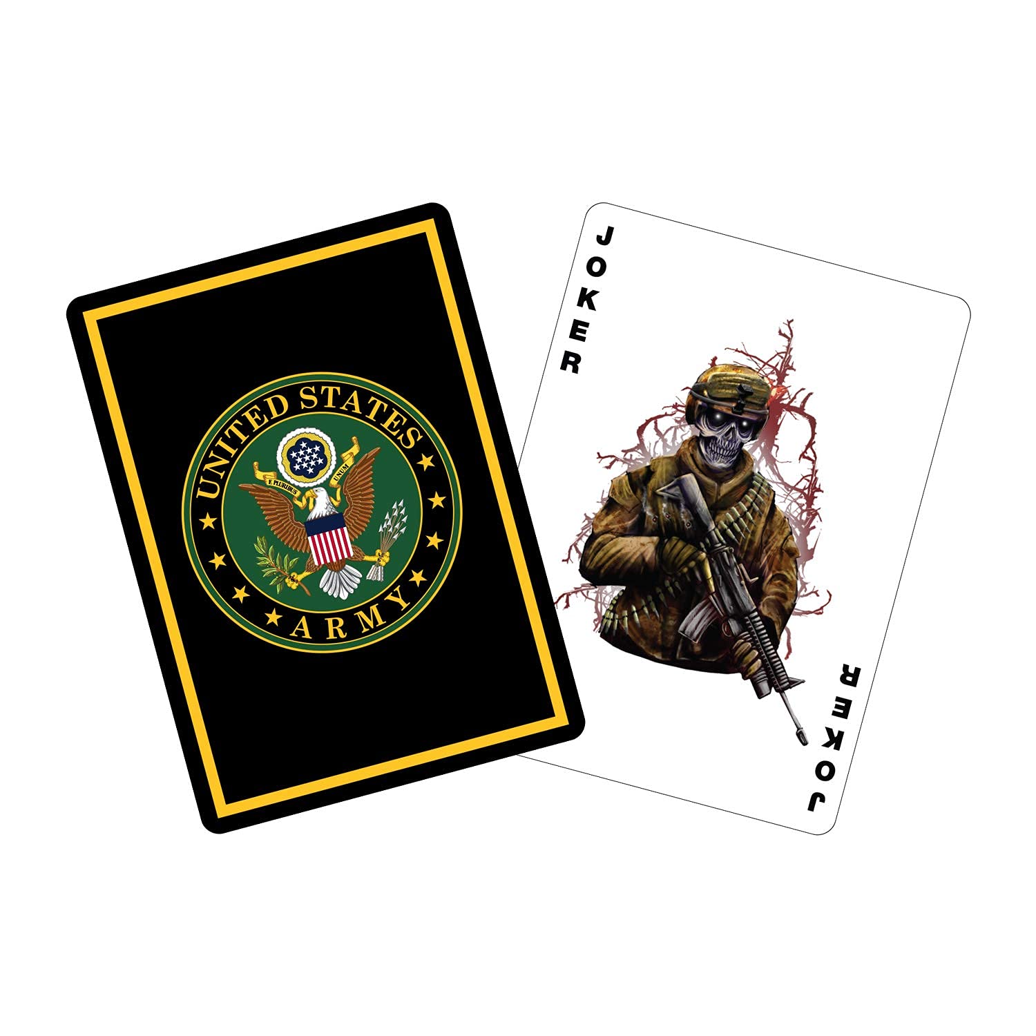US Army Playing Cards – Rank Faces, Veteran Owned, Poker Night Gift