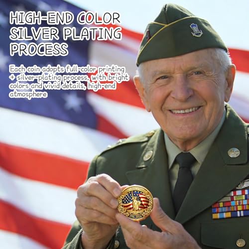 USA 250th Anniversary Challenge Coin – Patriotic Eagle Design Commemorative Collectible