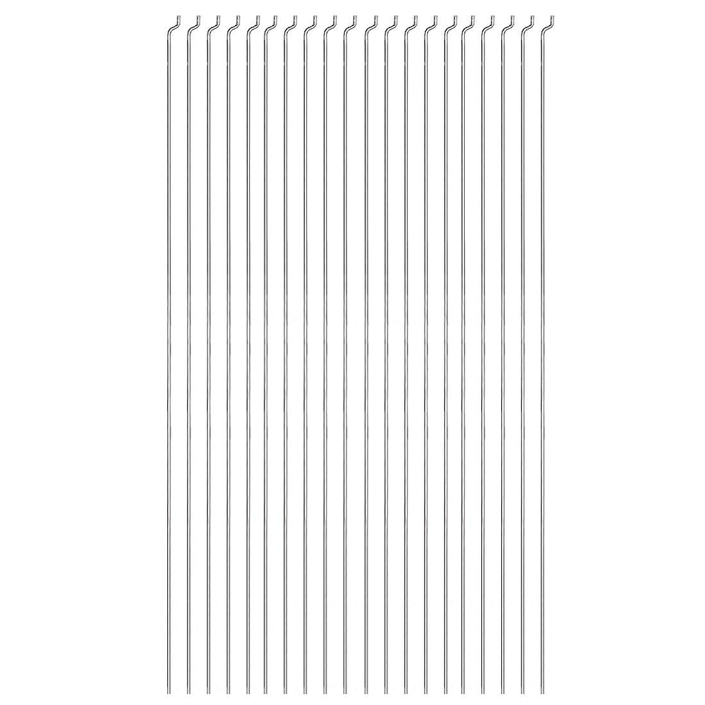 uxcell 20 Pack 1.5mm x 300mm Steel Z Pull/Push Rods for RC Airplane, Boat, and Helicopter Replacement Parts