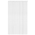 uxcell 20 Pack 1.5mm x 300mm Steel Z Pull/Push Rods for RC Airplane, Boat, and Helicopter Replacement Parts