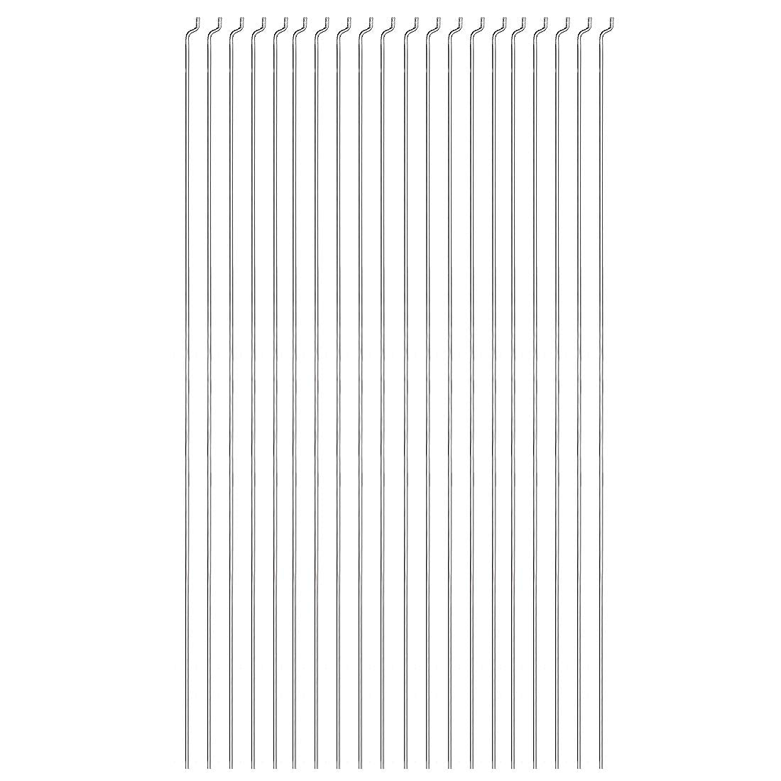 uxcell 20 Pack 1.5mm x 300mm Steel Z Pull/Push Rods for RC Airplane, Boat, and Helicopter Replacement Parts