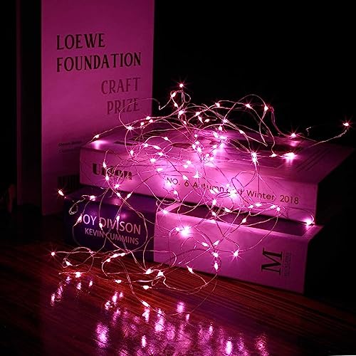 UZER 10-Pack Pink LED Balloons - 20 Inch Glow Bubble Balloons for Parties, Weddings, Birthdays & More