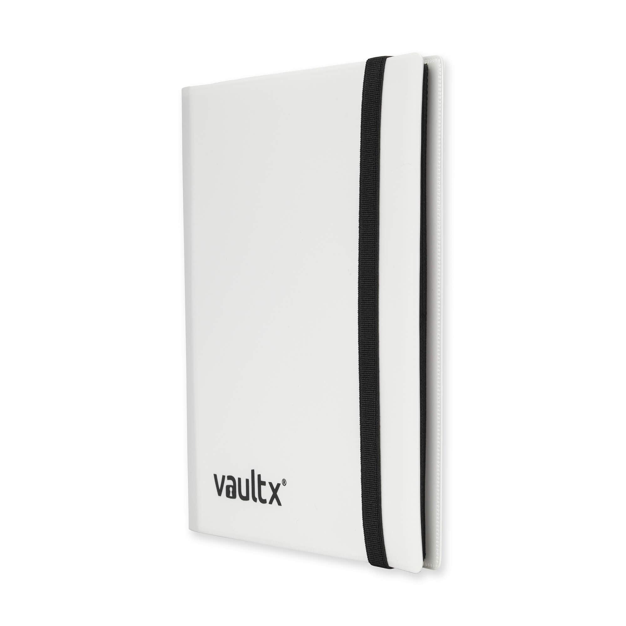 Vault X 4 Pocket Standard Strap Binder - Holds 160 Trading Cards, White
