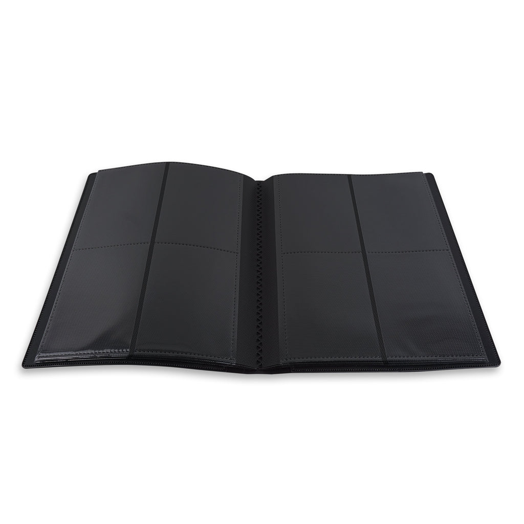 Vault X 4 Pocket Strap Binder (Black) – Holds 160 Standard Trading Cards