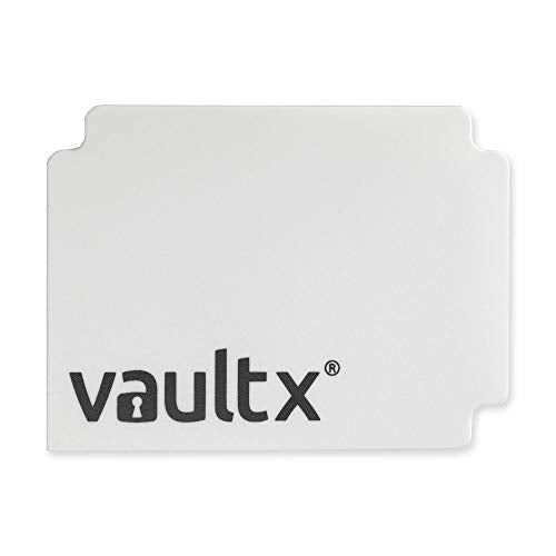 Vault X Large Deck Box with 150 Black Sleeves, Fits 100+ Sleeved Cards, White