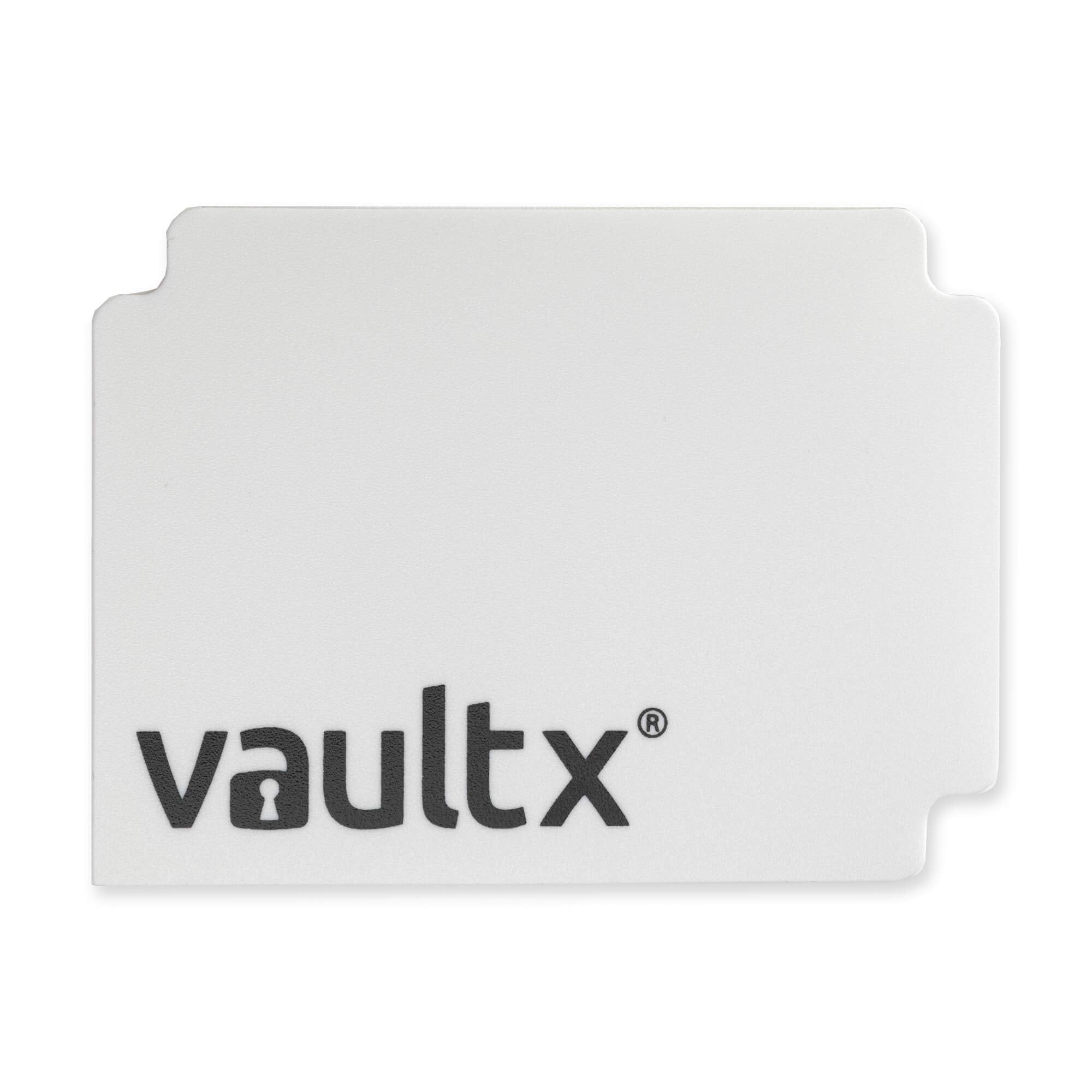 Vault X Large Deck Box with 150 Black Sleeves, Fits 100+ Sleeved Cards, White