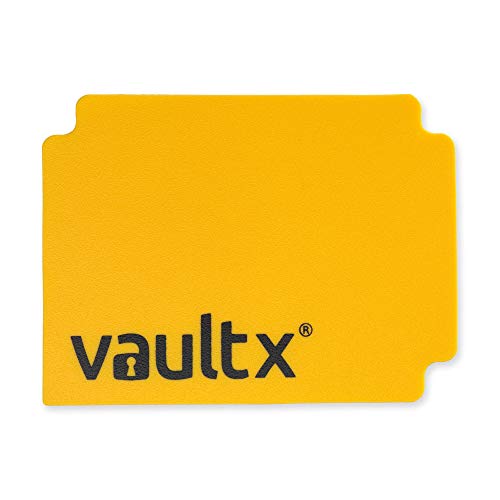 Vault X Large Deck Box (Yellow) with 150 Card Sleeves – Holds 100+ Sleeved Cards