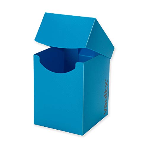 Vault X Large Standard Deck Box (Blue) - Includes 150 Sleeves and Divider | Fits 100+ Sleeved Cards