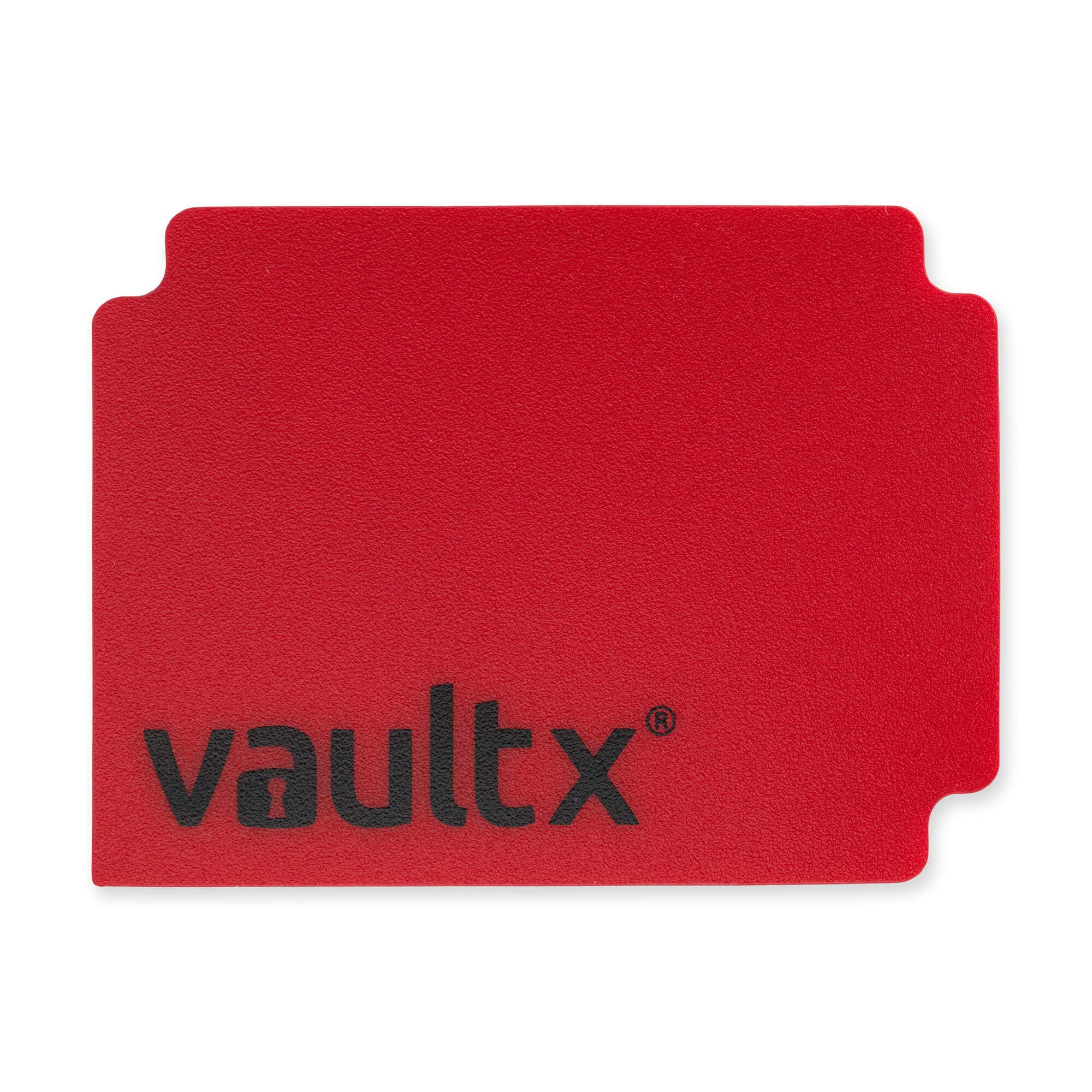Vault X Large Standard Deck Box (Red) with 150 Black Sleeves & Divider – Fits 100+ Sleeved Cards