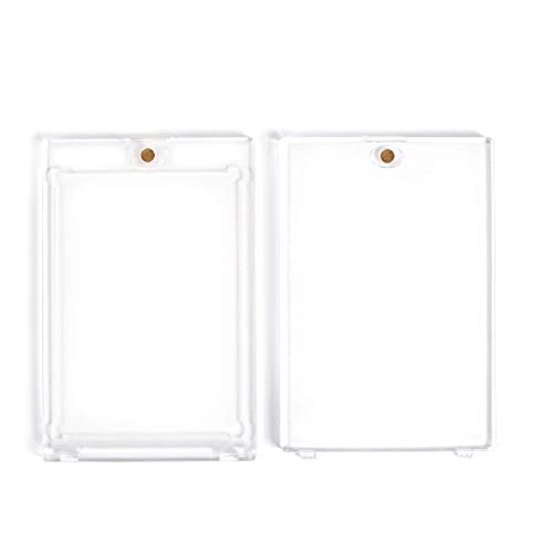Vault X Magnetic Card Holder 55pt (5-Pack) – Clear One Touch Hard Case with UV Protection for Trading Cards