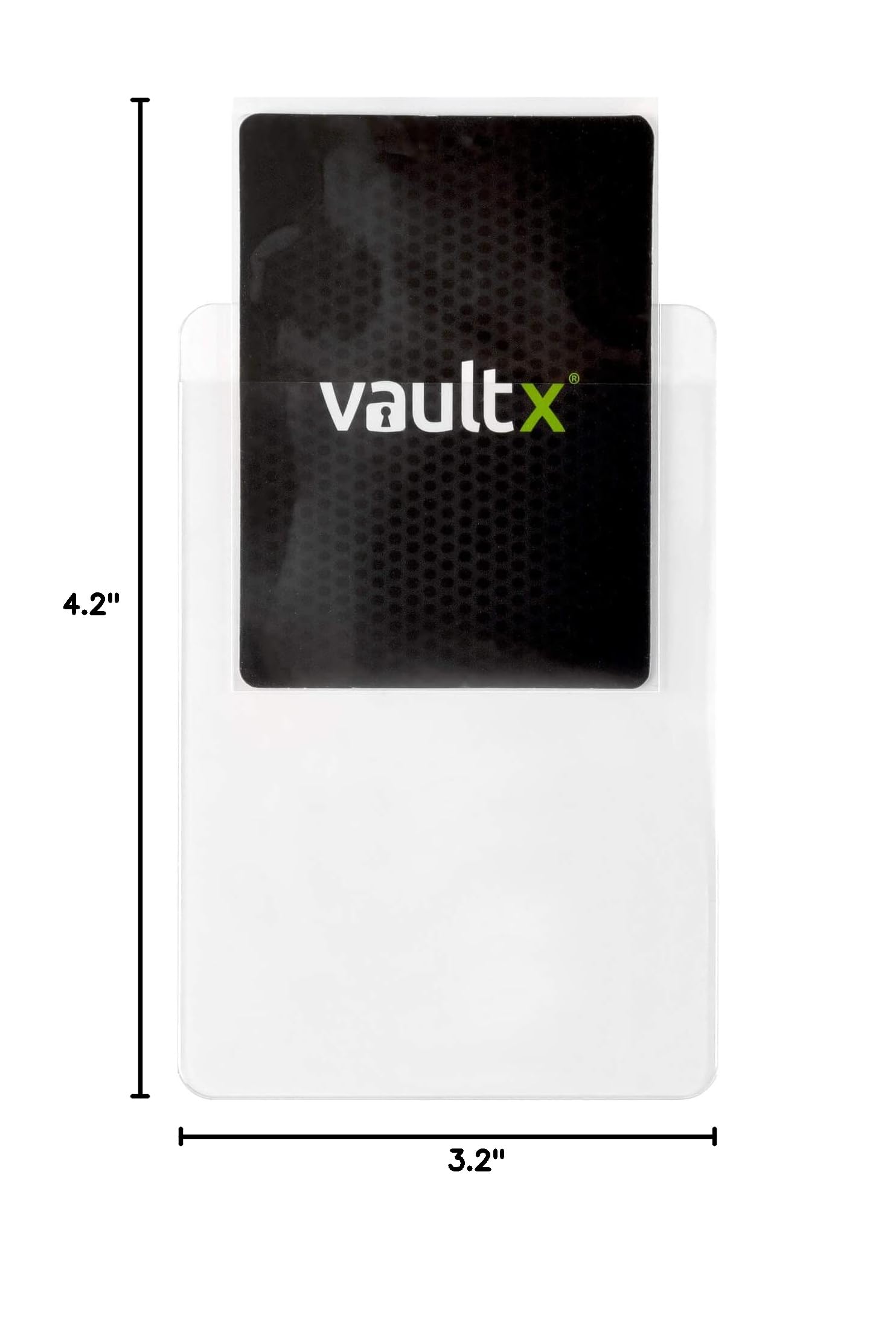 Vault X Semi-Rigid Trading Card Holders 50-Pack Clear Hard Sleeves for Grading