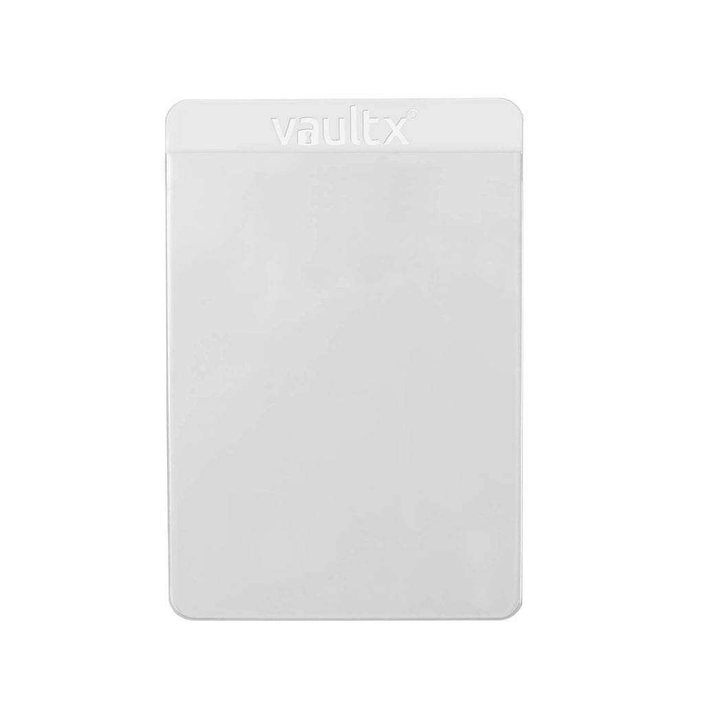 Vault X Semi-Rigid Trading Card Holders 50-Pack Clear Hard Sleeves for Grading