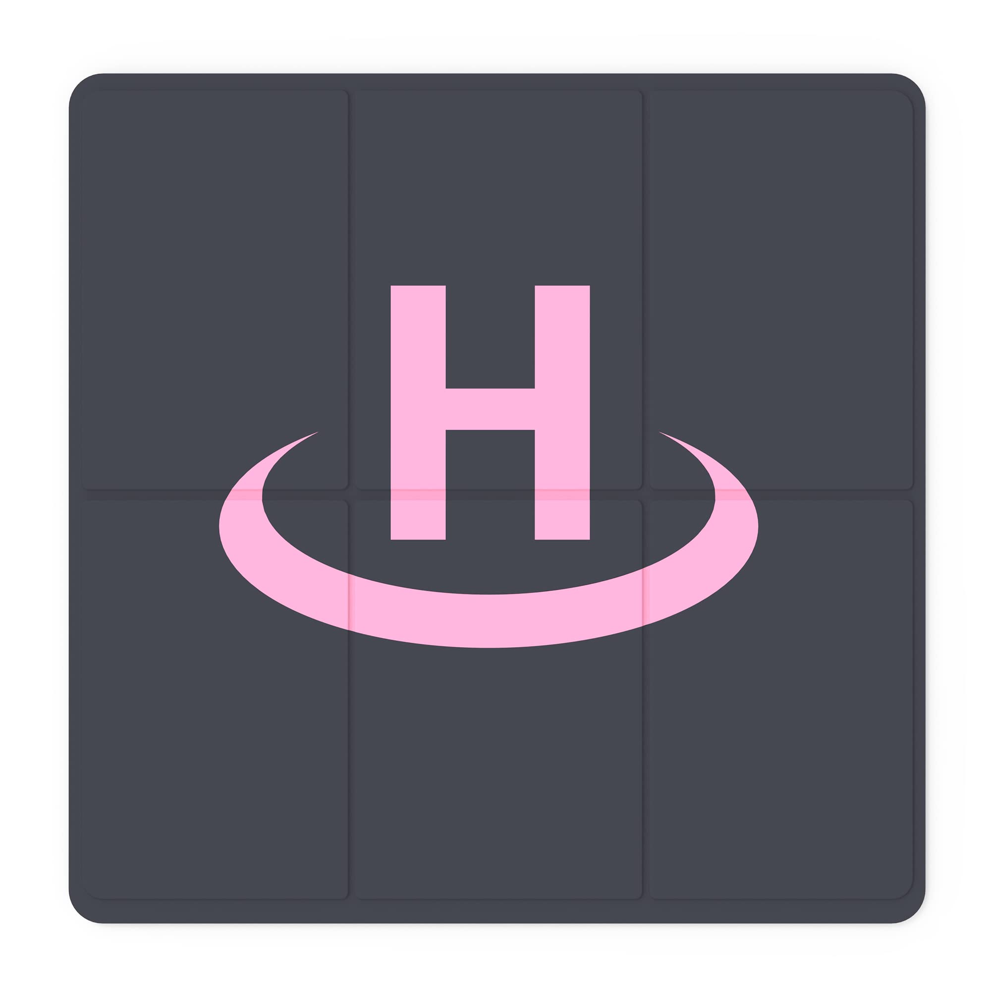 VCUTECH 25-Inch Weighted Drone Landing Pad – Waterproof PU PVC, Double-Sided, Portable for DJI Mini 3 Pro, Mavic 3, Air 2/2S, Mini 2, FPV, Avata (Pink)