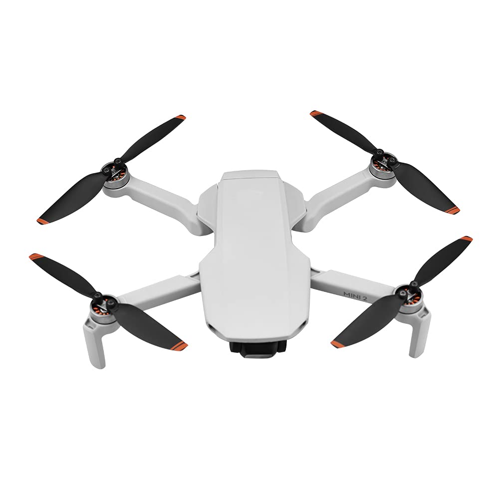 VEALONO 16-Pack Orange Replacement Propellers for DJI Mini 2 / Mini SE / Mini 2 SE / Mini 4K – Low-Noise Quick-Release Blades with Screws & Screwdriver