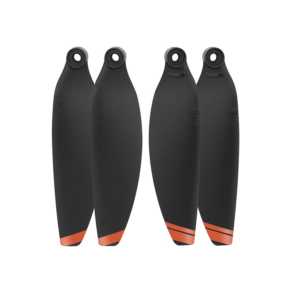 VEALONO 16-Pack Orange Replacement Propellers for DJI Mini 2 / Mini SE / Mini 2 SE / Mini 4K – Low-Noise Quick-Release Blades with Screws & Screwdriver