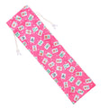 Velvet Drawstring Mahjong Rack Bag – Pink, Fits 4 Racks and Pushers, Mahjong Print Storage Pouch