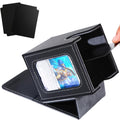 Venssu MTG Commander Deck Box – Fits 100 Double-Sleeved Cards, PU Leather, with Window Display and Dividers