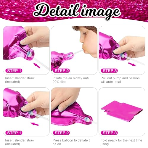 VeyoCraft 13th Birthday Decorations for Girls - Hot Pink OMG UR A Teenager Kit with Foil Balloons, Banner, Cake Topper (72 Pieces)