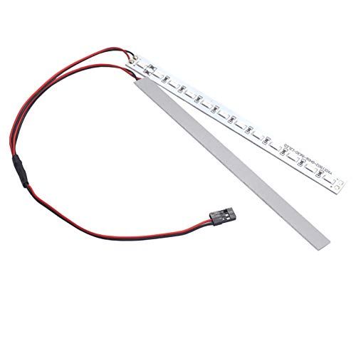 Vgoohobby 24 LED RC Chassis Light Strip - White, Aluminum Decorative Dazzle Light for 1/10 1/8 RC Cars, Crawlers, Buggy Trucks
