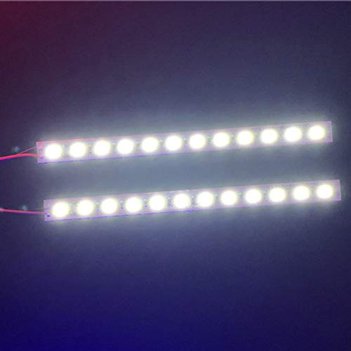 Vgoohobby 24 LED RC Chassis Light Strip - White, Aluminum Decorative Dazzle Light for 1/10 1/8 RC Cars, Crawlers, Buggy Trucks