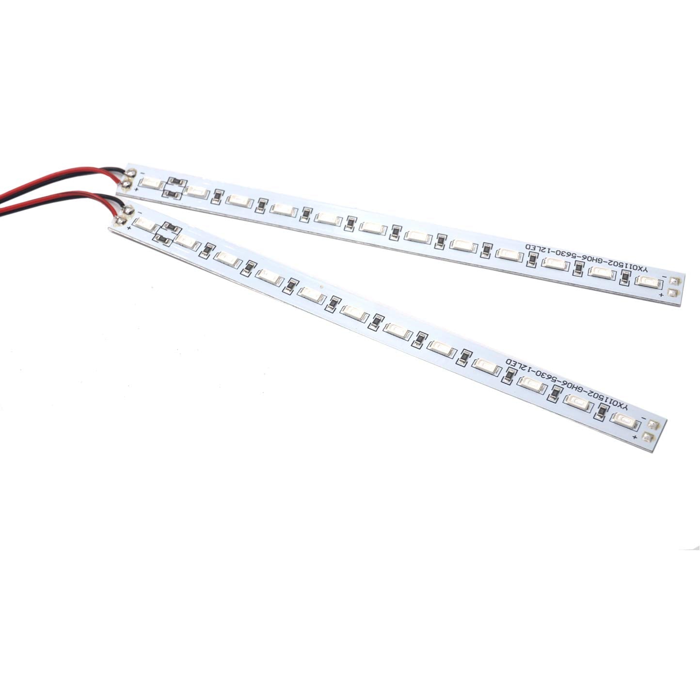 Vgoohobby 24 LED RC Chassis Light Strip - White, Aluminum Decorative Dazzle Light for 1/10 1/8 RC Cars, Crawlers, Buggy Trucks