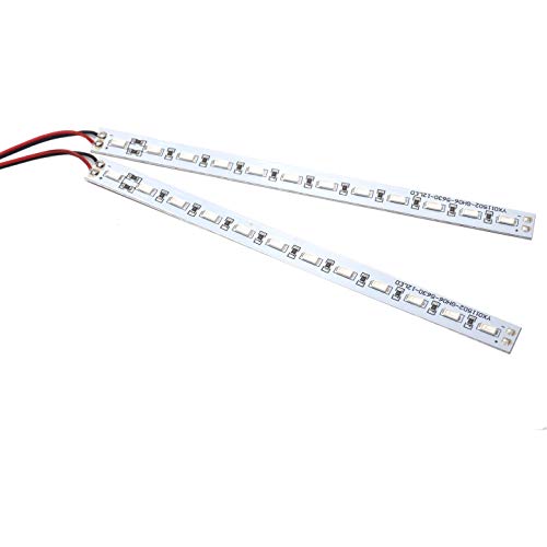Vgoohobby 24 LED RC Chassis Light Strip - White, Aluminum Decorative Dazzle Light for 1/10 1/8 RC Cars, Crawlers, Buggy Trucks