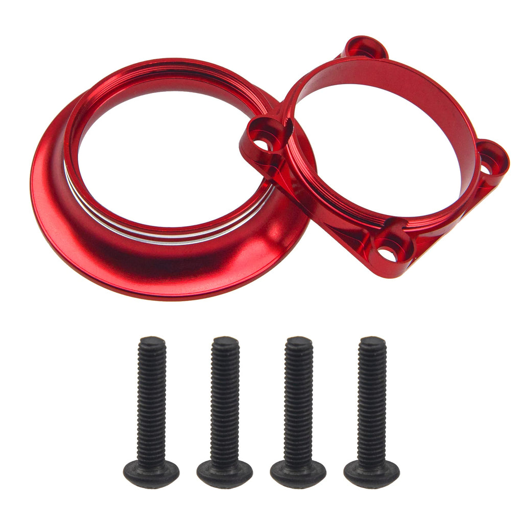 Vgoohobby Metal Motor ESC Cooling Fan Cover, 30mm x 30mm, Red Aluminum Alloy for 1/8 1/10 1/12 RC Cars