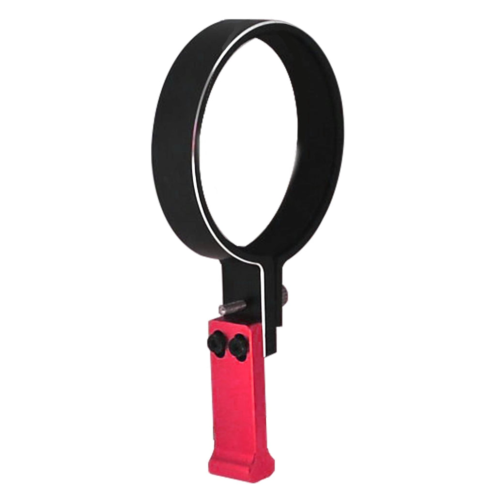 Vgoohobby RC Transmitter Steering Wheel Trigger – One-Handed Control Adapter for Flysky, Traxxas, Dumborc (Red, Fits 39.5-42mm Wheels)