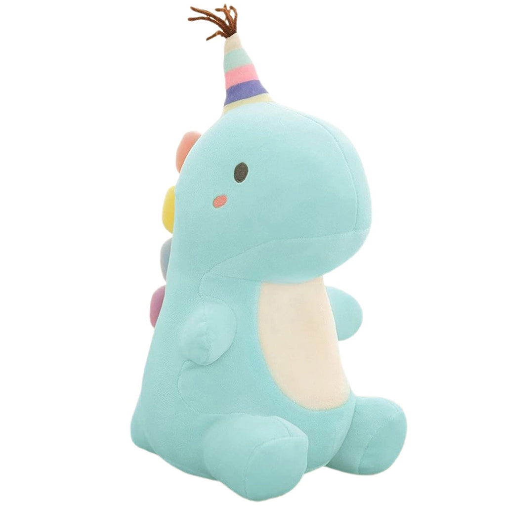 VHYHCY Blue Dinosaur Plush Toy - 9 Inch Soft Stuffed Animal for Kids and Dino Lovers