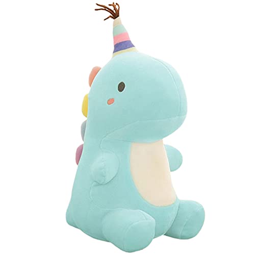 VHYHCY Blue Dinosaur Plush Toy - 9 Inch Soft Stuffed Animal for Kids and Dino Lovers