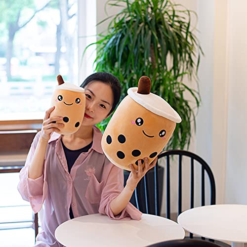 VHYHCY Cute Boba Plush – 9.4 Inch Soft Bubble Tea Milk Cup Pillow for Hugging