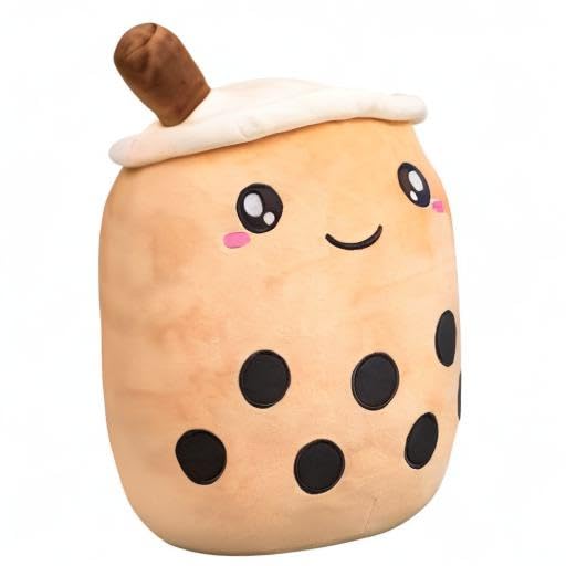 VHYHCY Cute Boba Plush – 9.4 Inch Soft Bubble Tea Milk Cup Pillow for Hugging