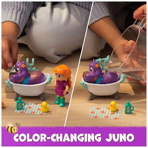 Vida the Vet Juno’s Bubble Bath Pack with Color-Changing Figure and Accessories, Pretend Play Vet Toys for Ages 3+
