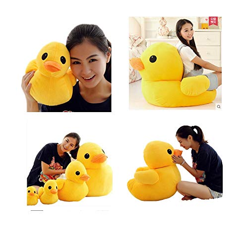 VIDOSCLA Yellow Duck Stuffed Plush Pillow – Super Soft Huggable Toy for Children, 5 Sizes