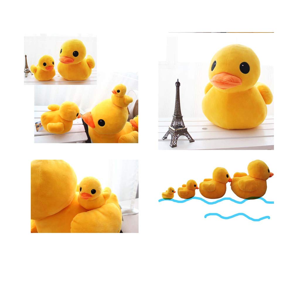 VIDOSCLA Yellow Duck Stuffed Plush Pillow – Super Soft Huggable Toy for Children, 5 Sizes