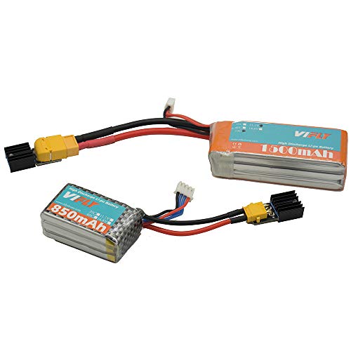 VIFLY 2-Pack StoreSafe Smart LiPo Battery Discharger (XT30) for 2S-6S RC FPV Drone Batteries