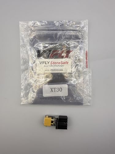 VIFLY 2-Pack StoreSafe Smart LiPo Battery Discharger (XT30) for 2S-6S RC FPV Drone Batteries