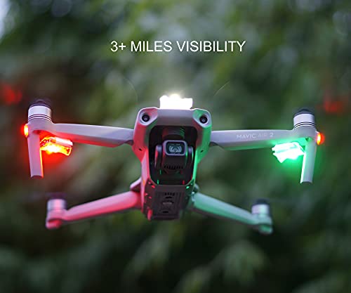 VIFLY Drone Strobe Light – Anti-Collision LED for FAA Night Flying, Fits DJI Mini/Air/Mavic/Avata/Neo/Flip (1 Pack)