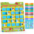 Vinlon Memory Matching Game – Flip to Win Board Game for Kids 3-8, Travel Toys for Road Trips and Airplane