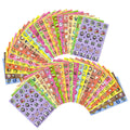 VKPI 1152 Scratch and Sniff Stickers - 24 Fruit & Food Scents, 48 Sheets, 144 Designs for Kids Rewards and Crafts