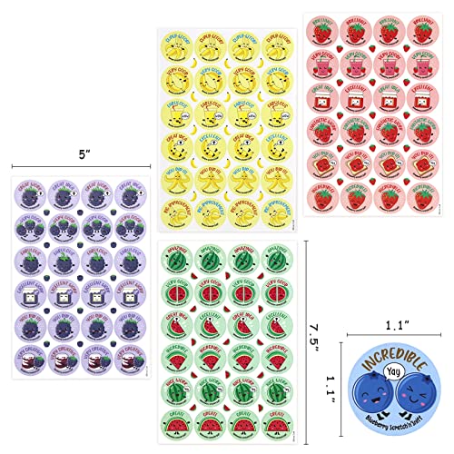 VKPI Scratch and Sniff Stickers – 1152 Pieces, 12 Scents, 48 Sheets, Natural Fragrance, Reusable – Perfect for Kids Rewards, Teachers, Party Favors, and Christmas Gifts