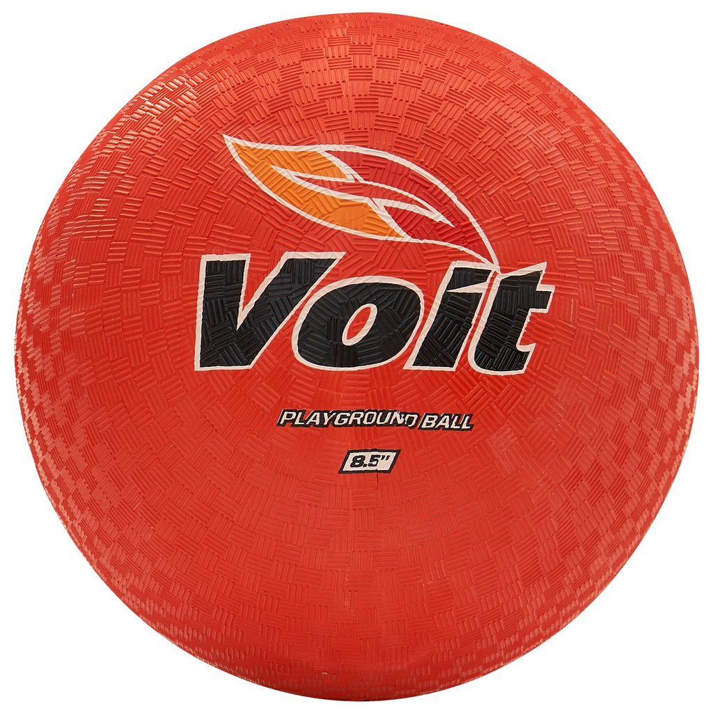 Voit Playground Ball - Red Rubber Ball for Kids, Low-Impact Activities